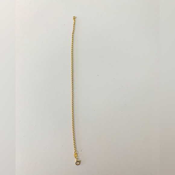 SOLD 🔴 NEW 14k Real Solid Yellow Gold 1.9mm Medium Rolo Chain Bracelet - Picture 3 of 4